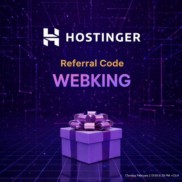 Hostinger Referral Code: “WEBKING” – (A Flexible Hosting Experience)