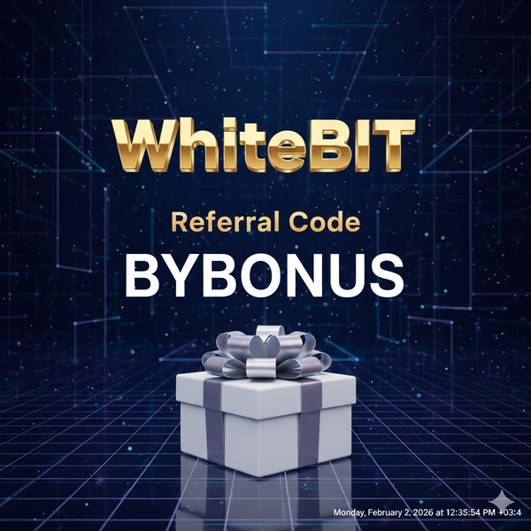 WhiteBIT Referral Code: “BYBONUS” – (My Trading Reset)