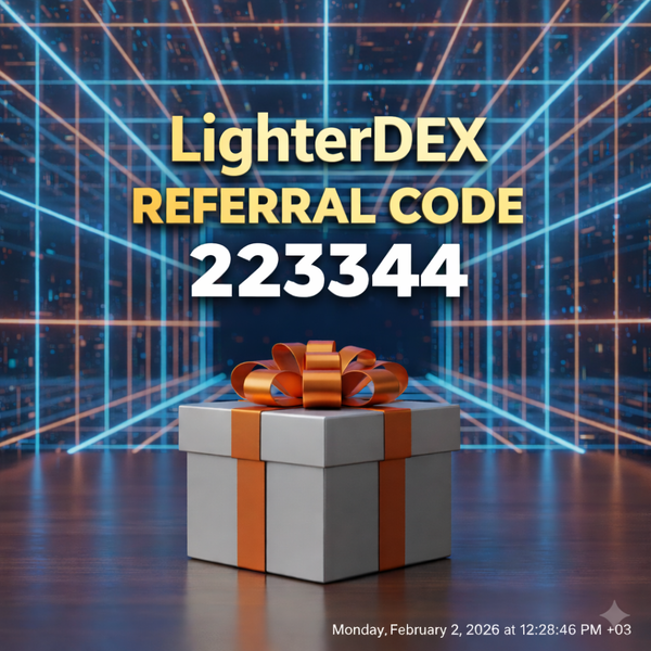 LighterDEX Referral Code: “223344” – (A Flexible Trading Experience)
