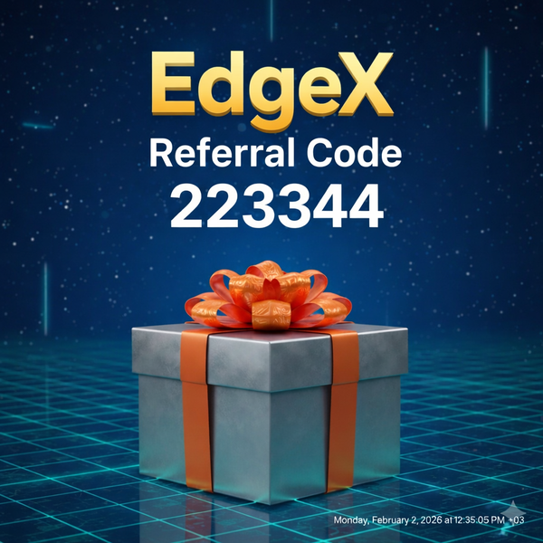 EdgeX Referral Code: “223344” – (A Flexible Trading Experience)