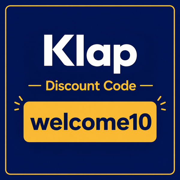 Klap %30 Discount Code “welcome10”