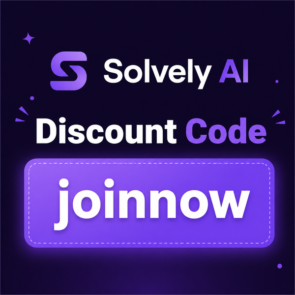Solvely AI 20% Discount Code “joinnow”