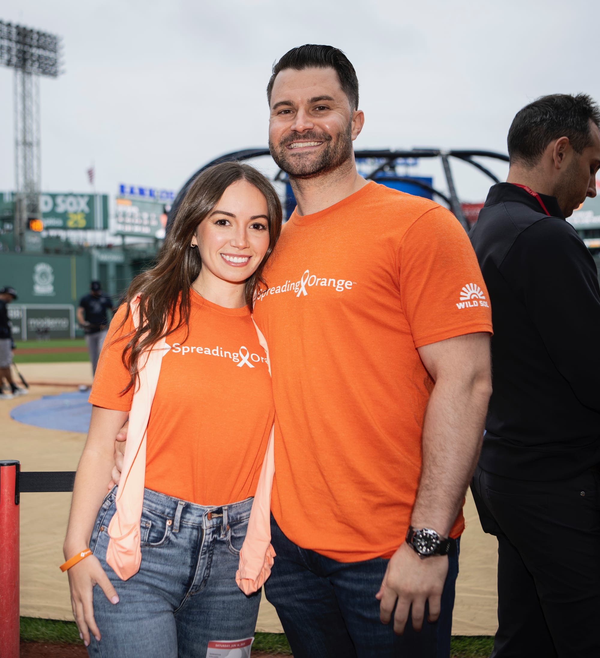 Saugus native and longtime MS4MS Director of Fundraising Dario Pizzano poses with his wife Samantha during last year’s MS4MS Fundraiser at Fenway Park. The charitable event, which raises money for Multiple Sclerosis, will be at Fenway again on June 13 for the fourth year in a row. COURTESY PHOTO