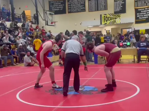 High School wrestling team participates in regional tournament
