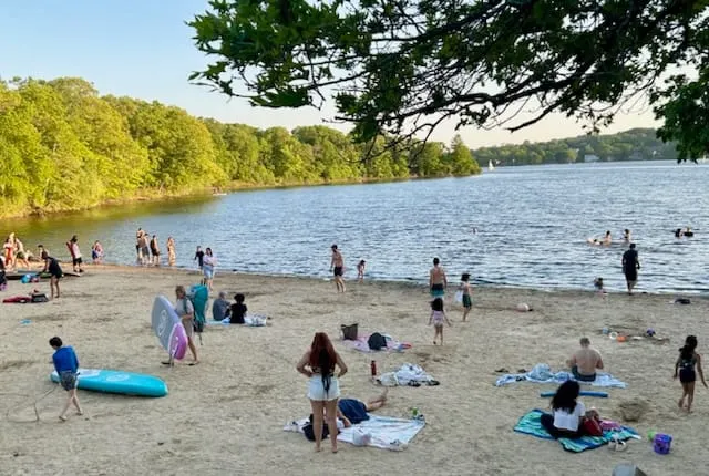 Winchester residents head to Shannon Beach to beat the heat