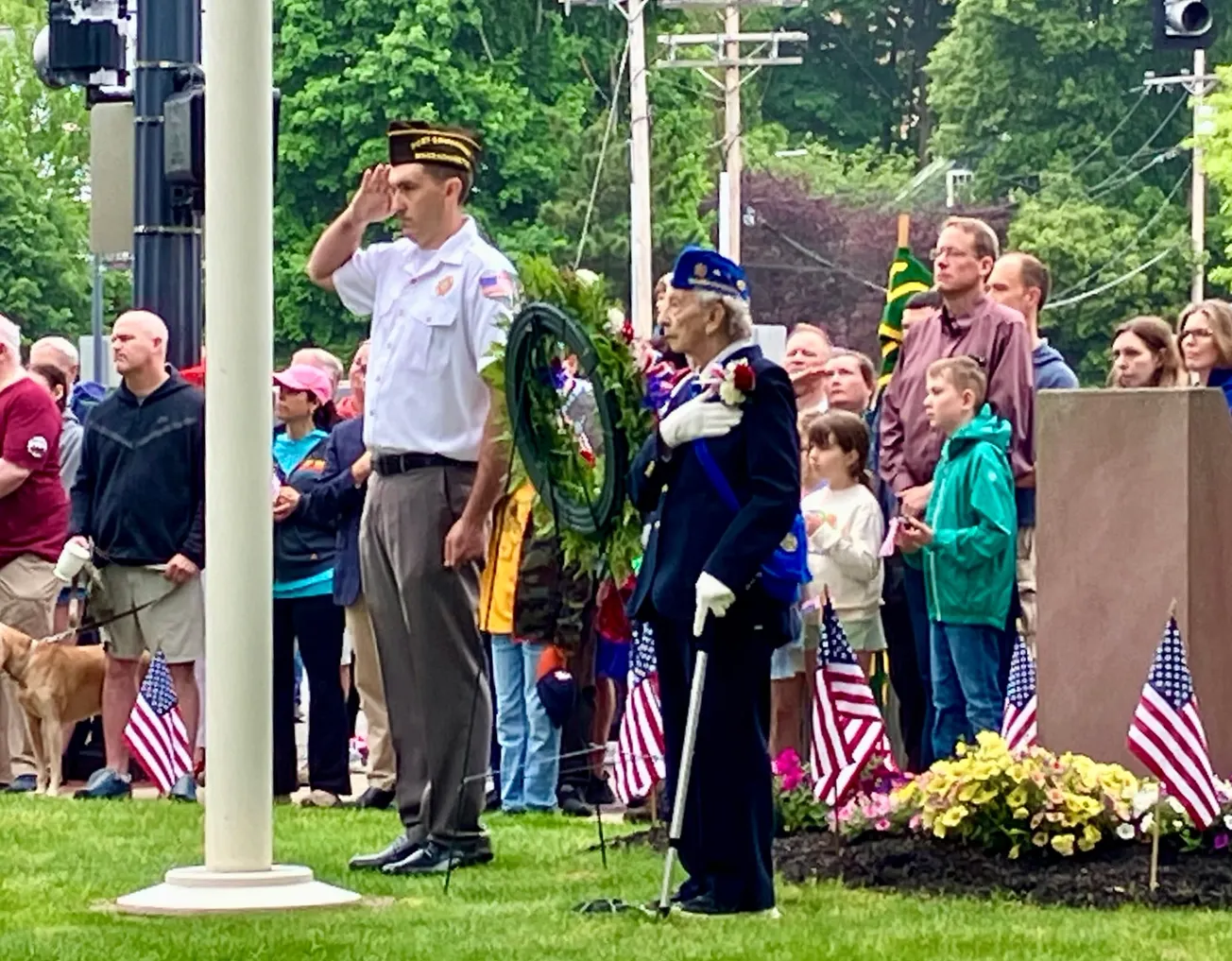 Hands go to hearts as Winchester celebrates Memorial Day