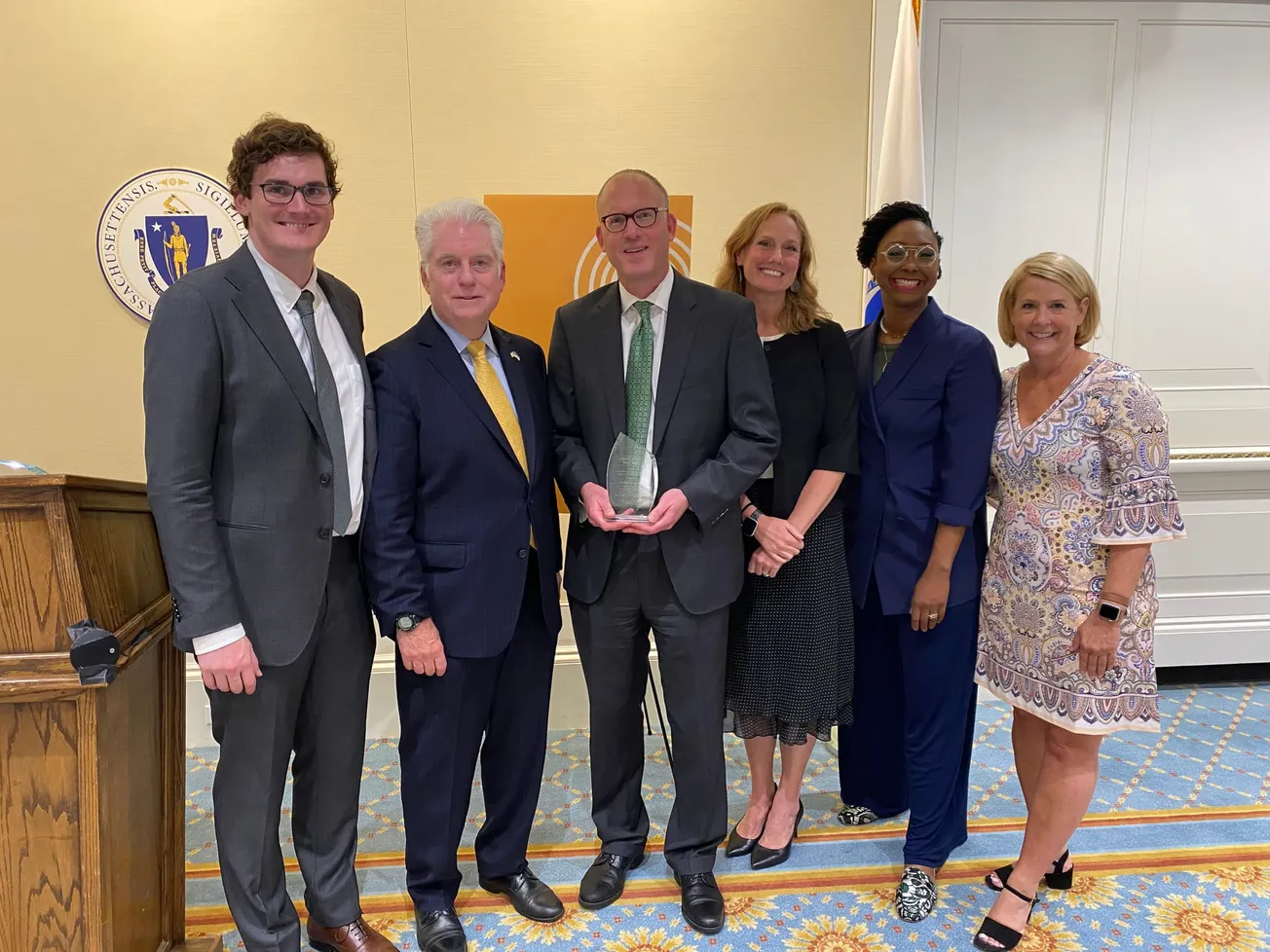 Sen. Jason Lewis receives award from the United Way