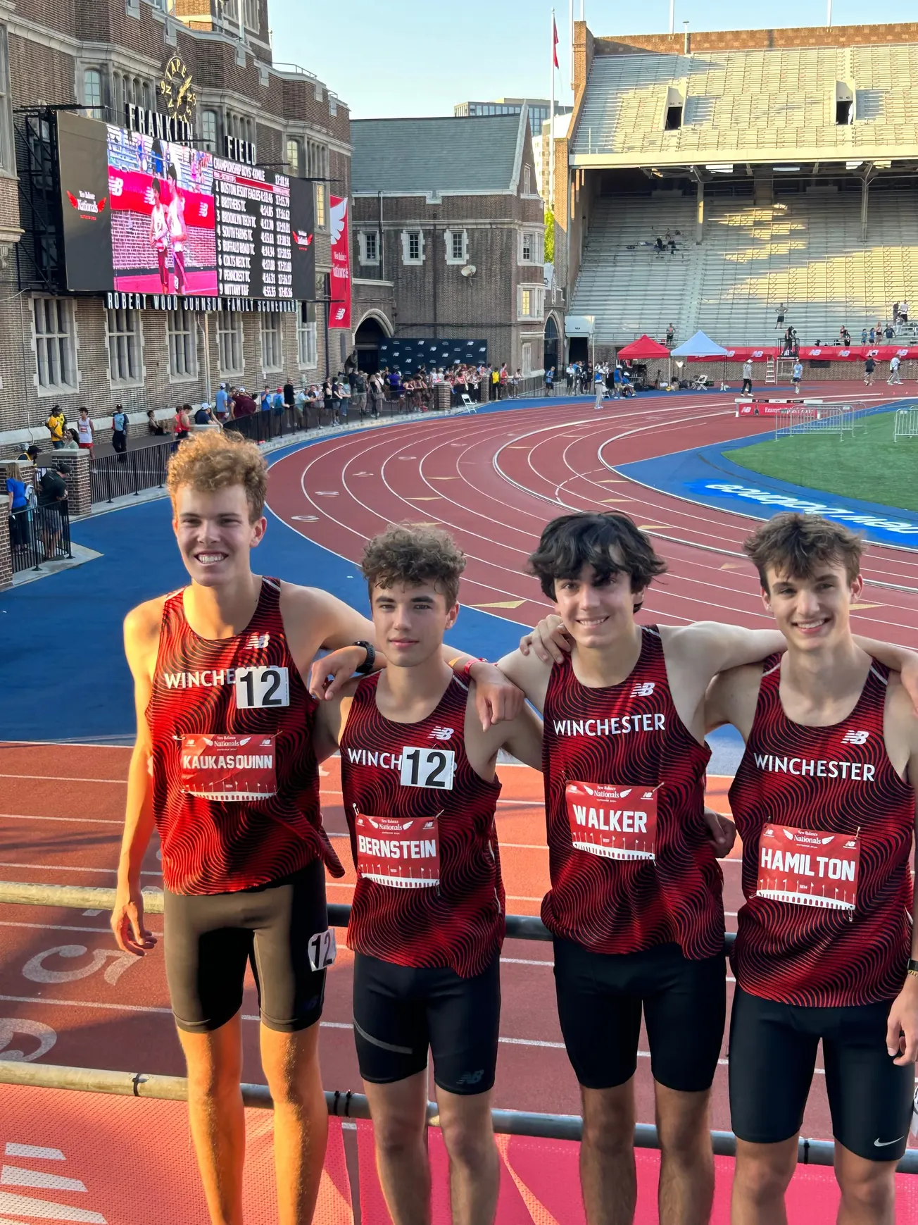 Winchester track & field athletes place at nationals