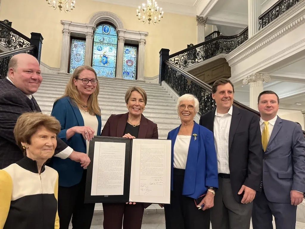 Gov. Maura Healey signs Frances Perkins Workplace Equity Act