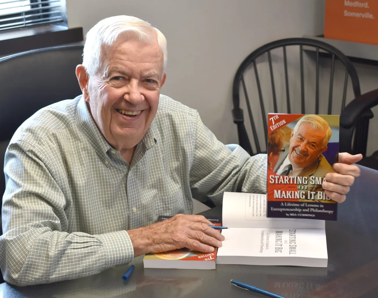 Bill Cummings invites readers to trade for new edition of memoir ‘Starting Small and Making It Big’