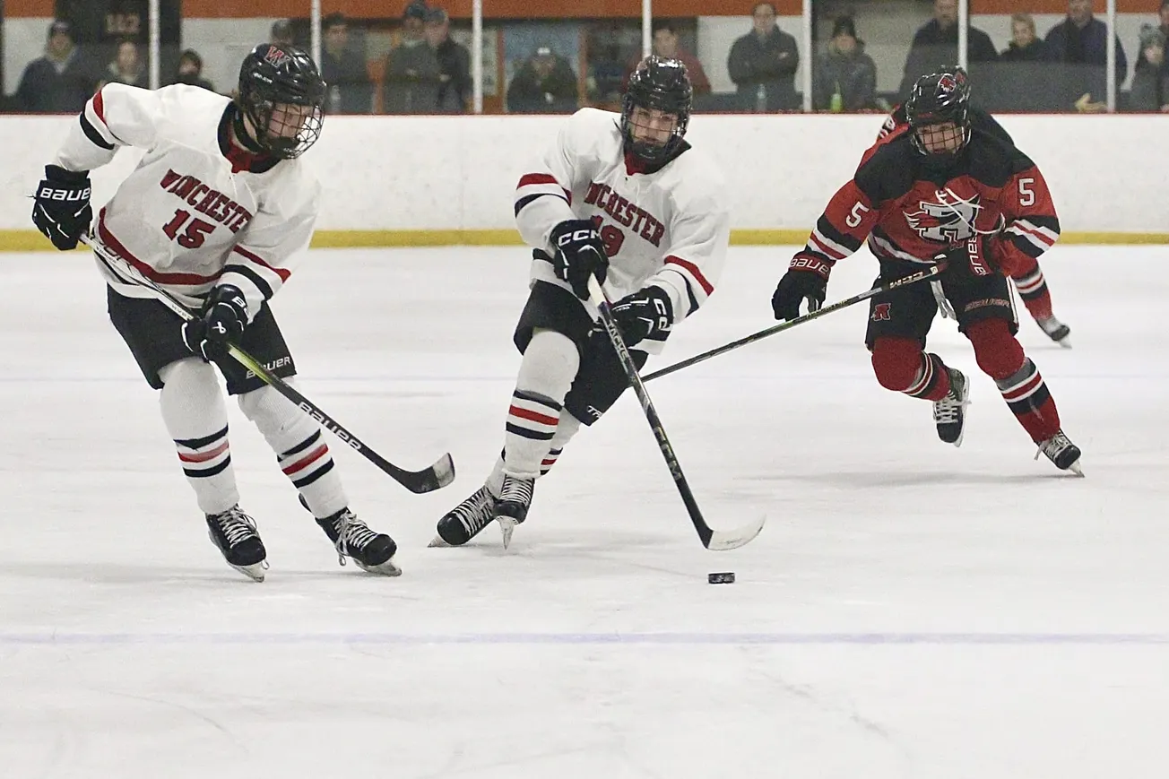 Winchester boys hockey drops OT heartbreaker to St. John’s in Elite 8 game