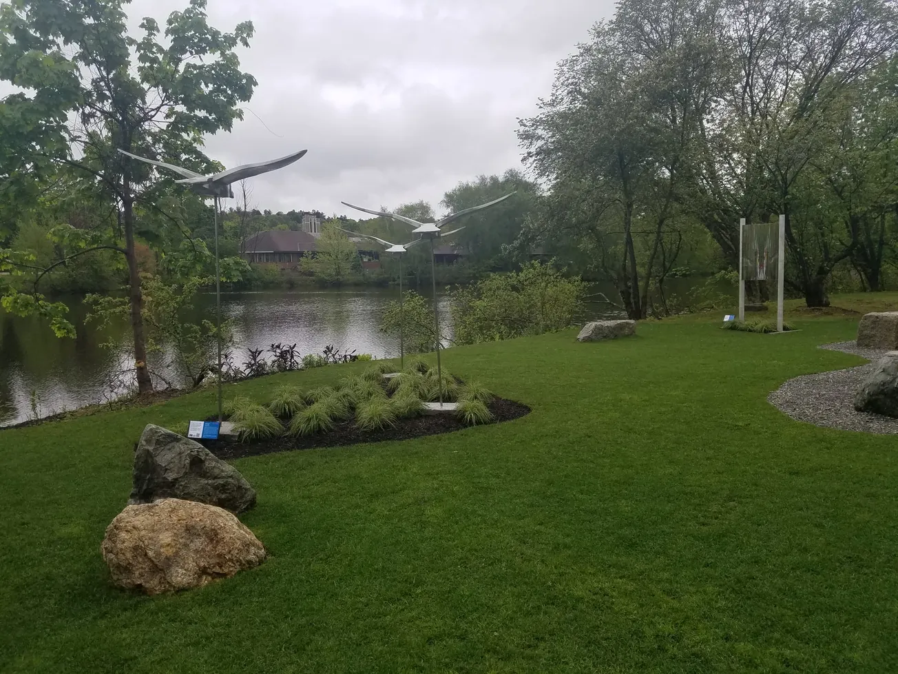 Riverwalk Sculpture Park in Winchester officially unveiled