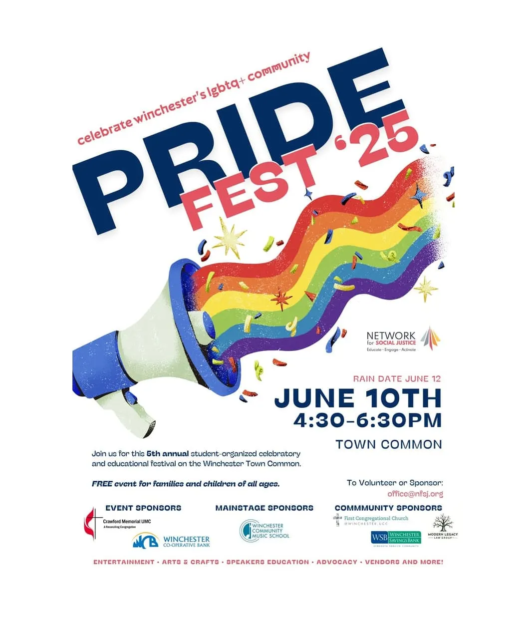 PRIDE Month events to celebrate and support Winchester’s LGBTQ+ community