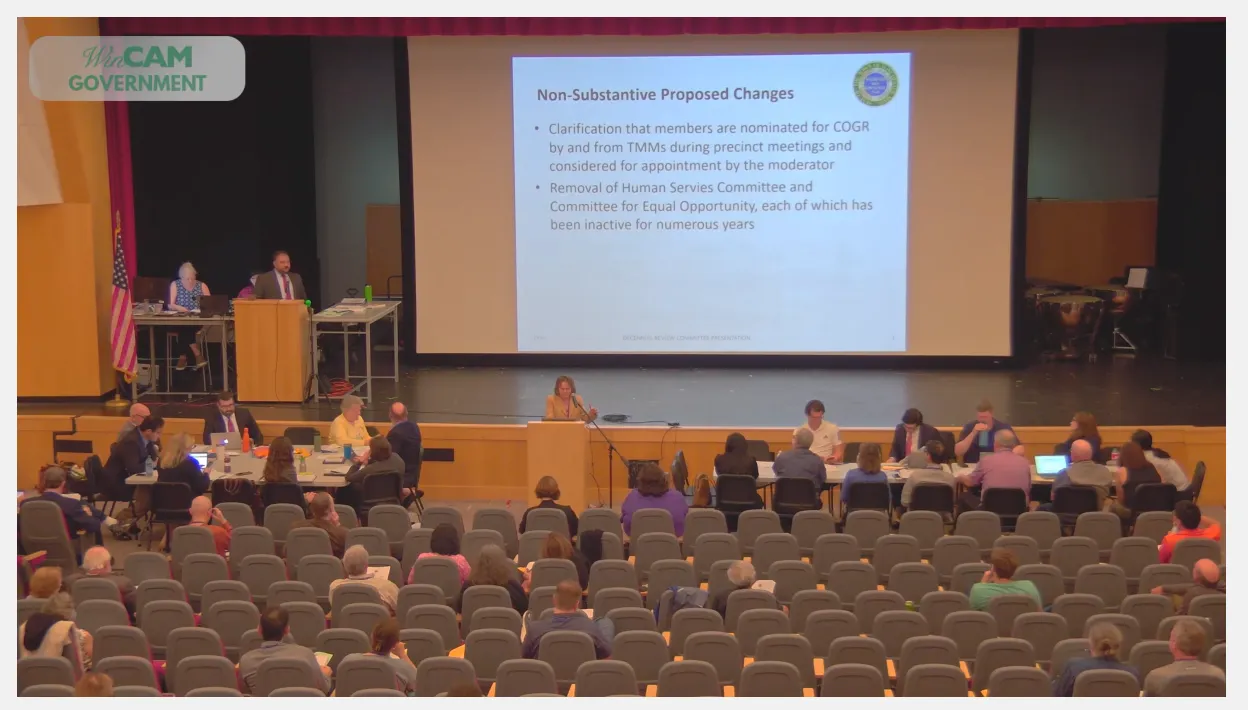 Winchester wraps Town Meeting, bylaw reviews pushed to fall for further study