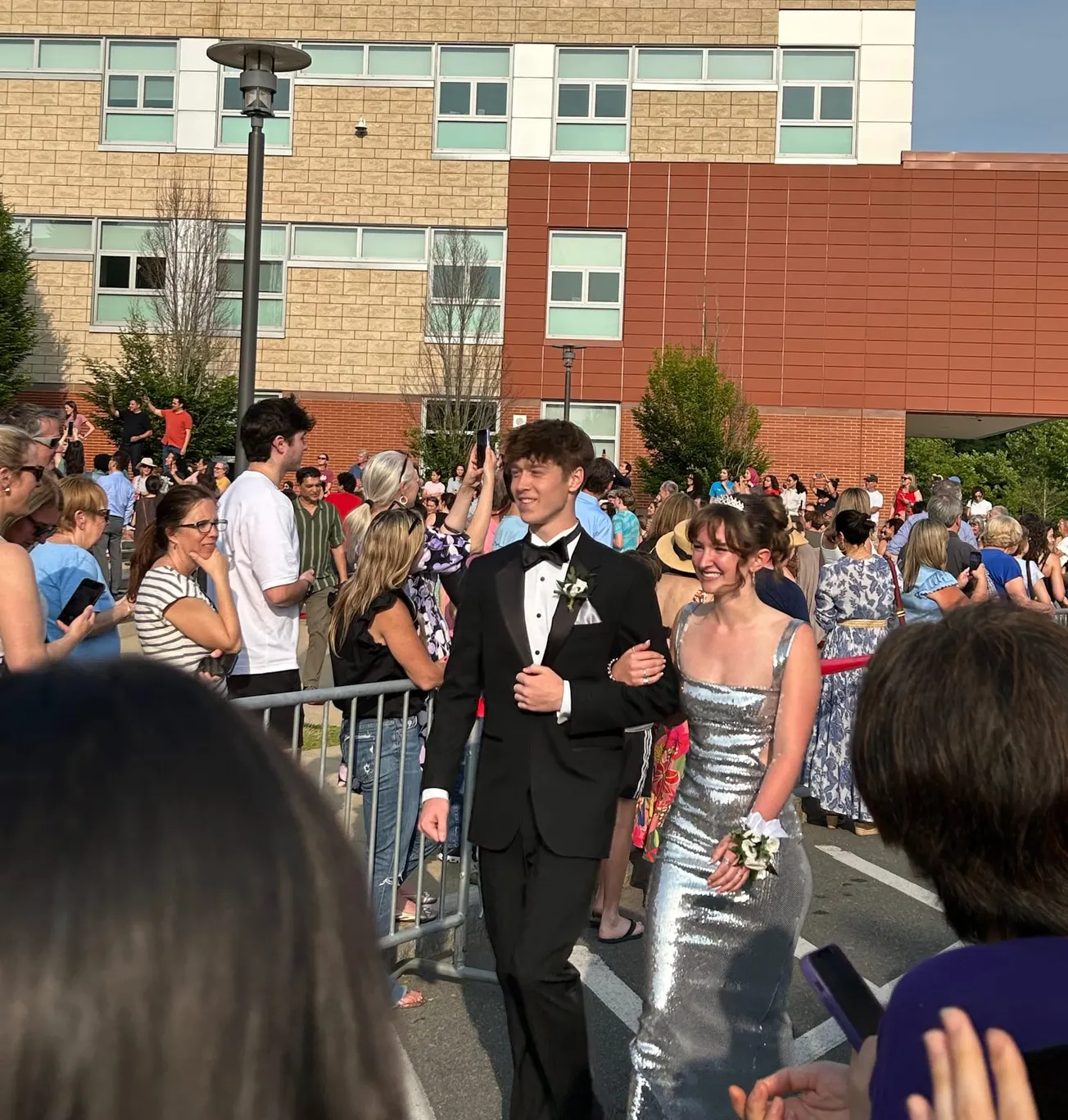 Winchester High School Class of 2025 walks in Promenade