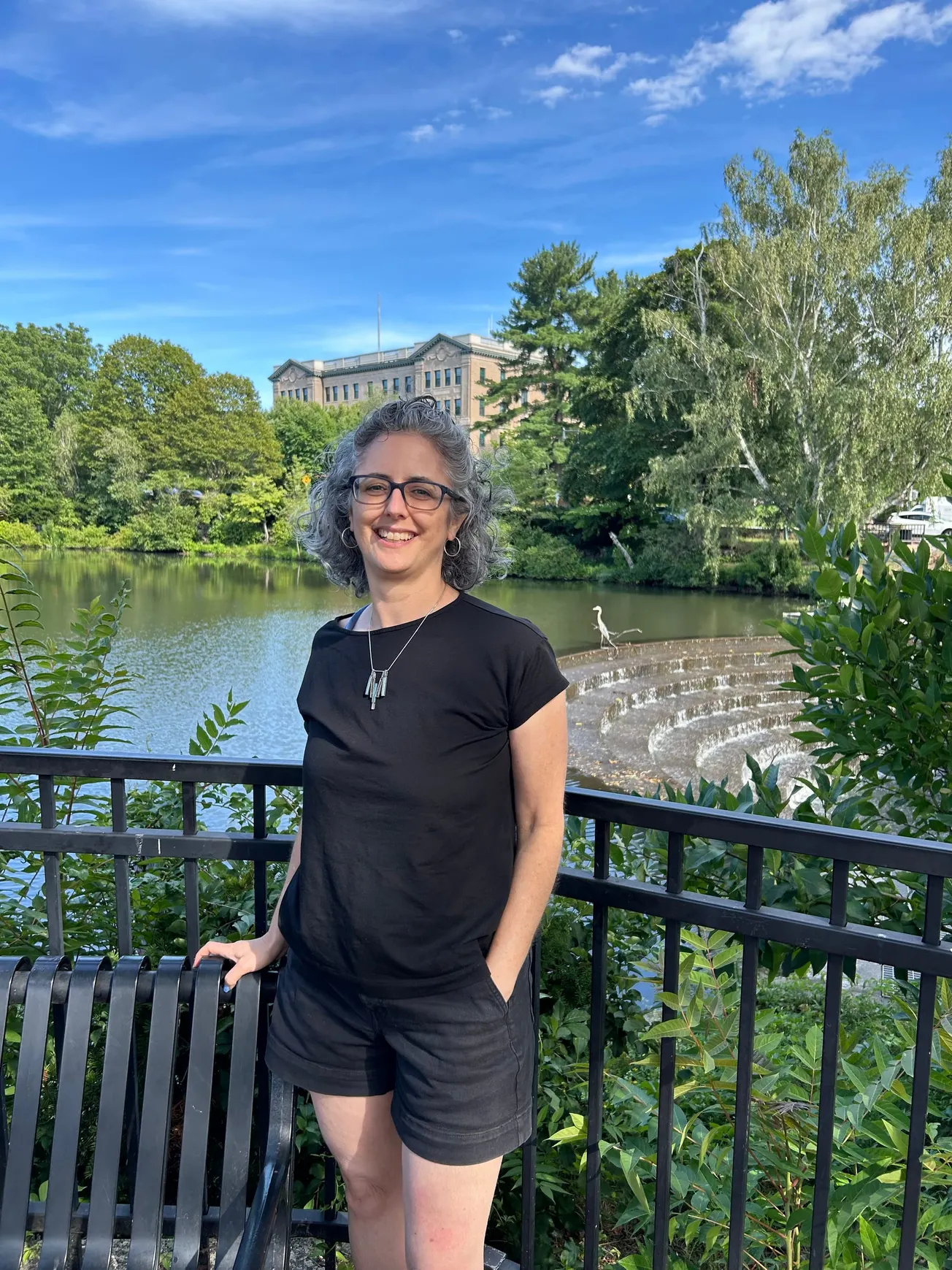 Helpers Among Us - Lisa Williams helps with school supplies drive in Somerville