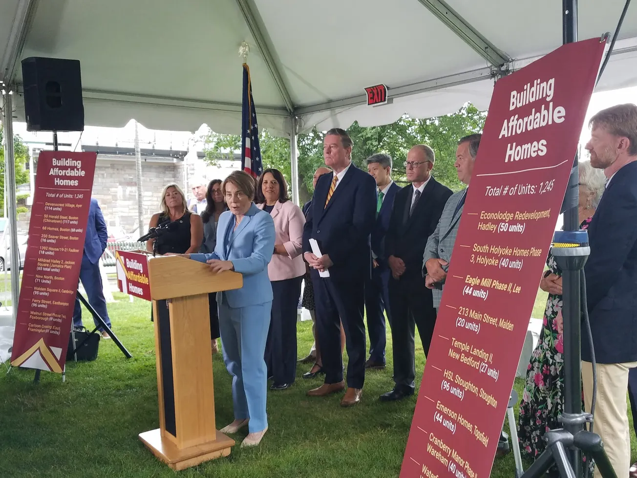 Gov. Maura Healey announces affordable housing tax credits, subsidies during Winchester visit