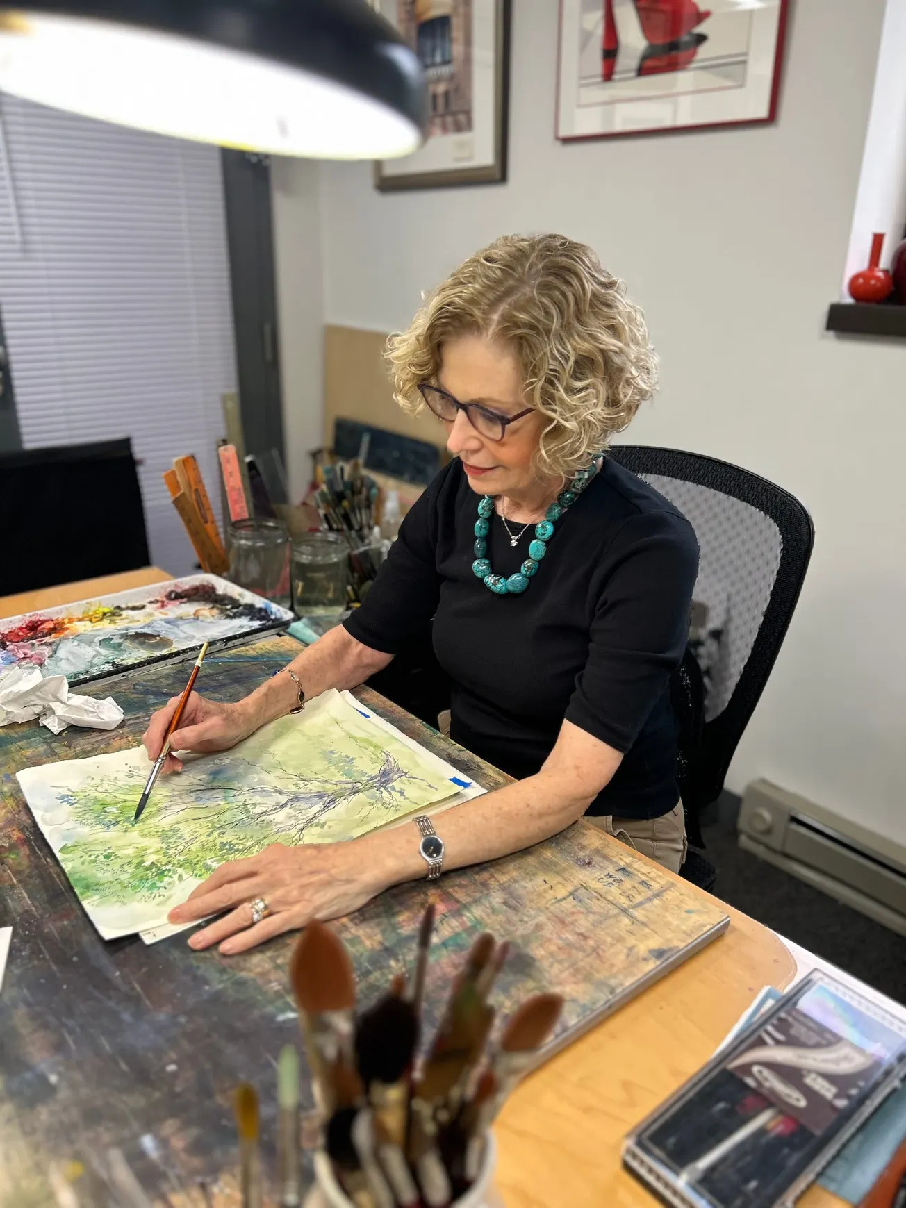 MEET THE ARTIST: Carolyn Latanision says she loves to paint rusty things