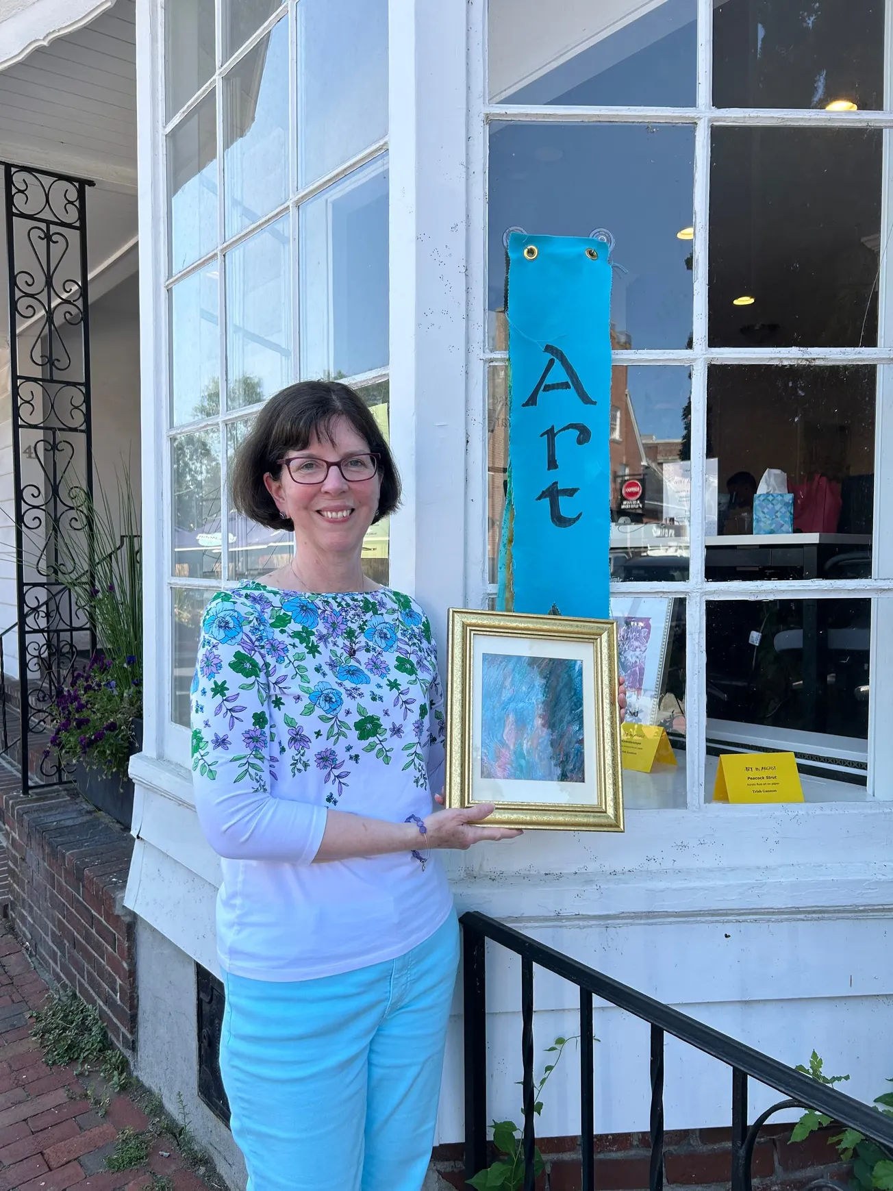MEET THE ARTIST - and HELPER: Trish Gannon brings art to Winchester