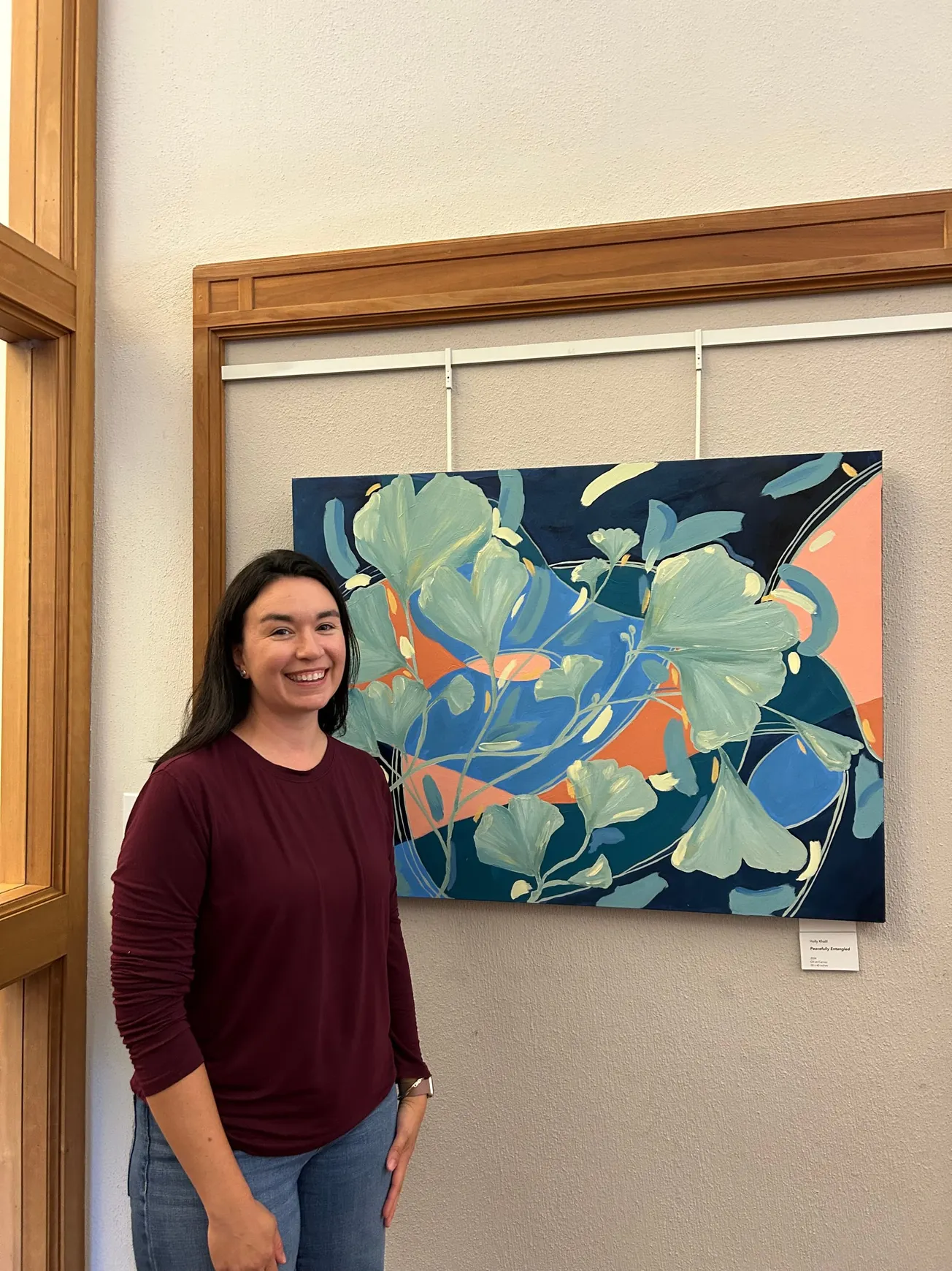 Meet the Artist - Holly Khalil paints from nature