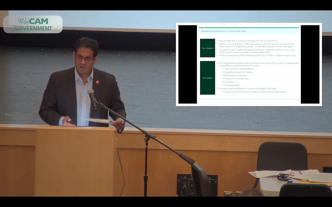 Winchester Town Meeting OKs $4.4M in capital spending amid fiscal warnings