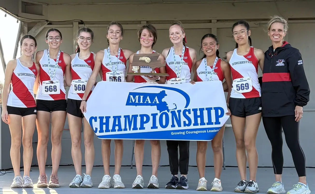 Winchester girls cross-country team makes history in state divisional meet
