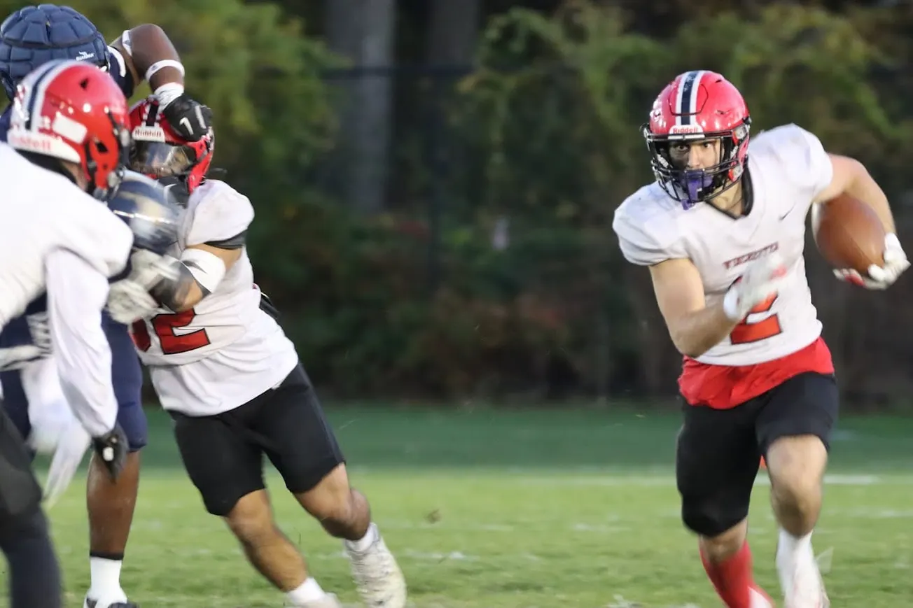 Winchester football, still perfect, begins the Super Bowl playoffs tonight at home against North Quincy after thumping Belmont