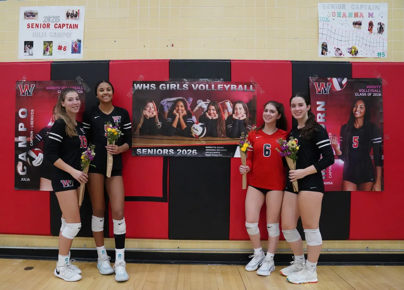 WHS volleyball christens new gym with dominating win over North Andover to begin postseason