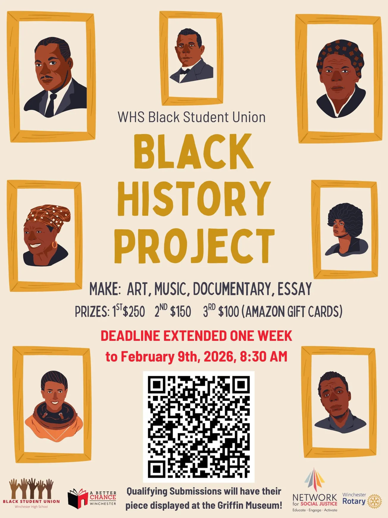 Winchester Black History Contest extended to Feb. 9, celebration rescheduled to Feb. 25