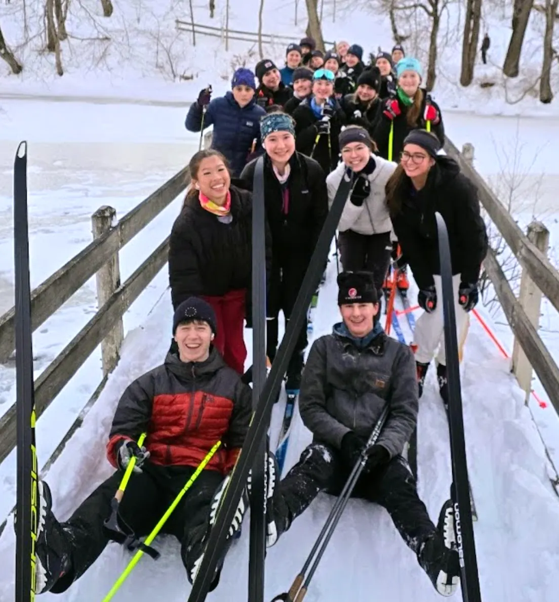 Winchester High Nordic girls skiers successfully defend Mass. Bay West title, boys finish fifth