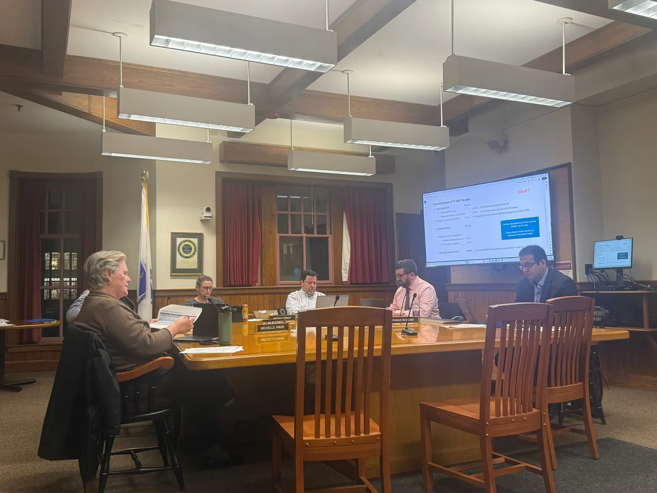 Winchester Select Board clashes over budget process as $5.1 million gap looms