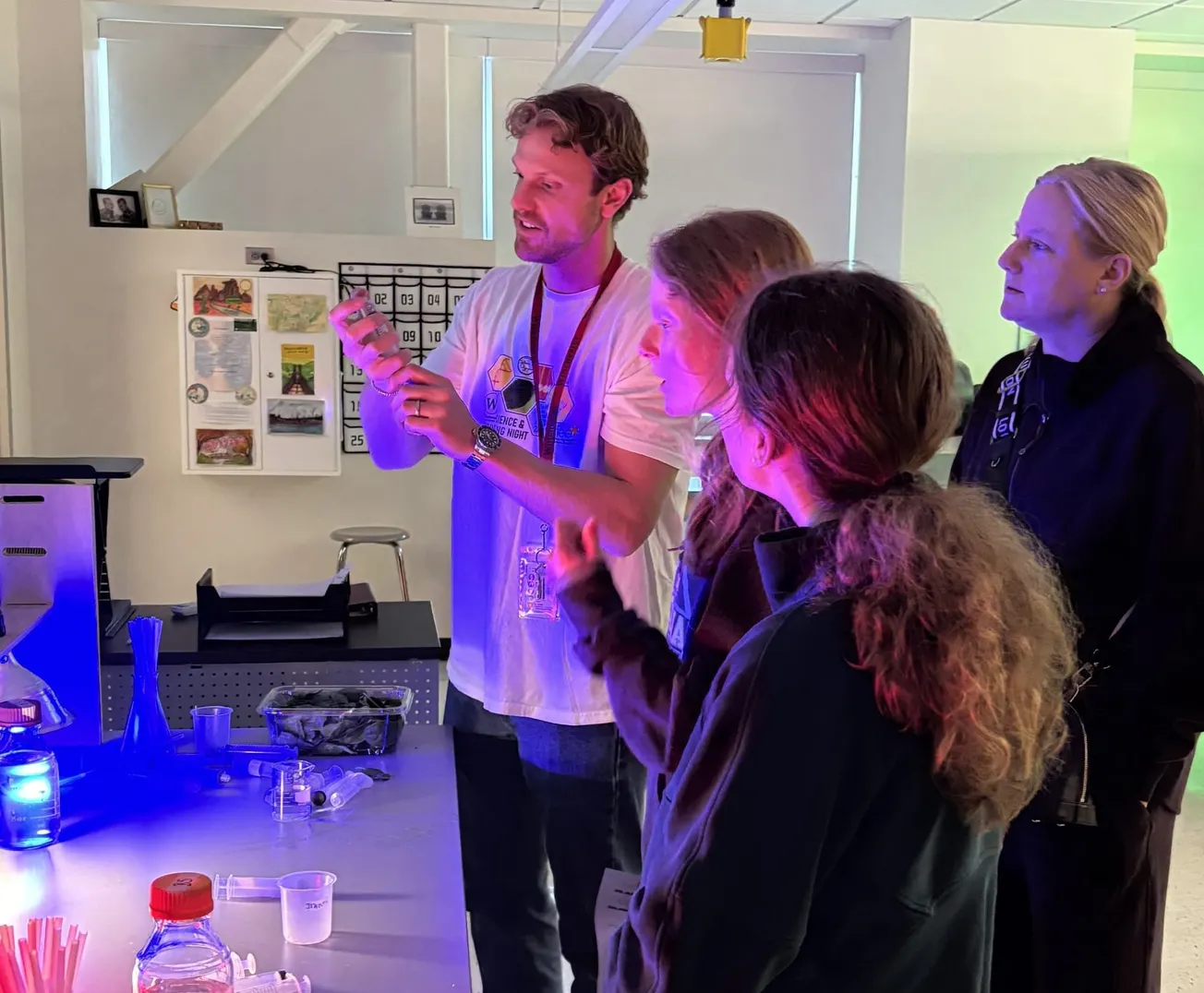 Families gather for Winchester High School Science & Engineering Night