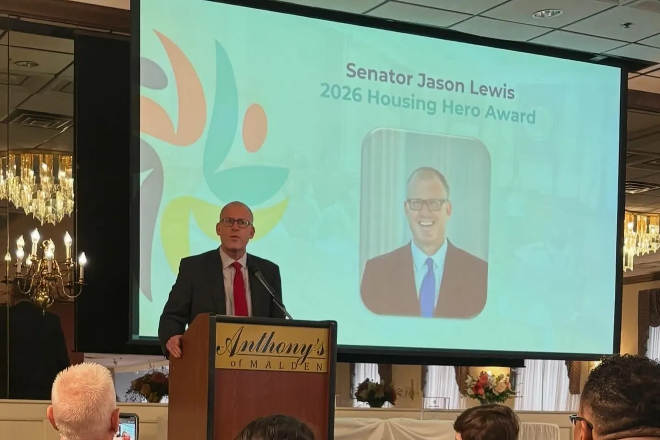 Sen. Jason Lewis honored by Housing Families as a 2026 Housing Hero