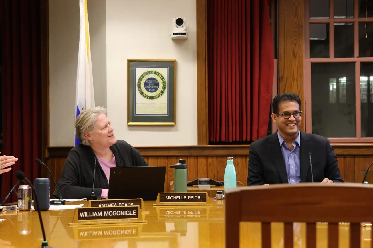 Paras Bhayani to resign from Winchester Select Board, citing personal reasons