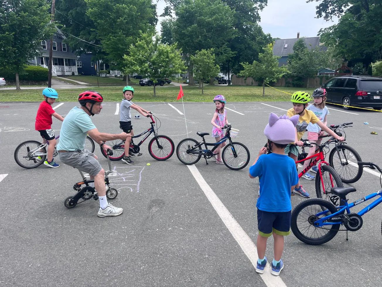 The first-ever Bike Rodeo held at Winchester Town Day