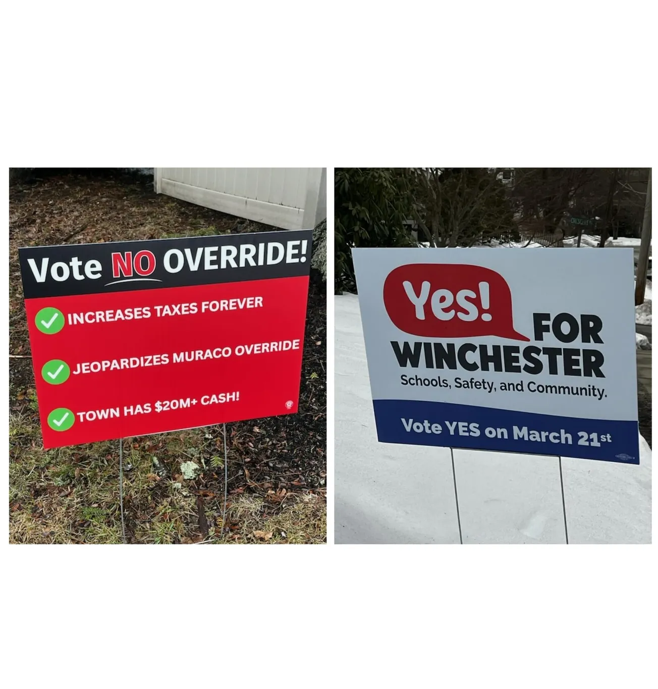 Winchester voters fault override messaging as Select Board weighs whether to try again