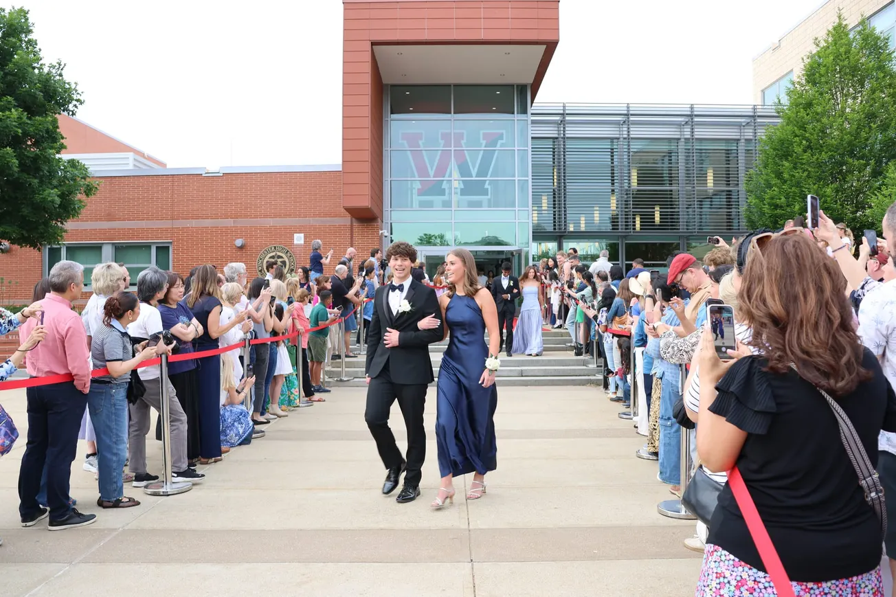Winchester High School Class of 2026 struts its stuff during the Promenade