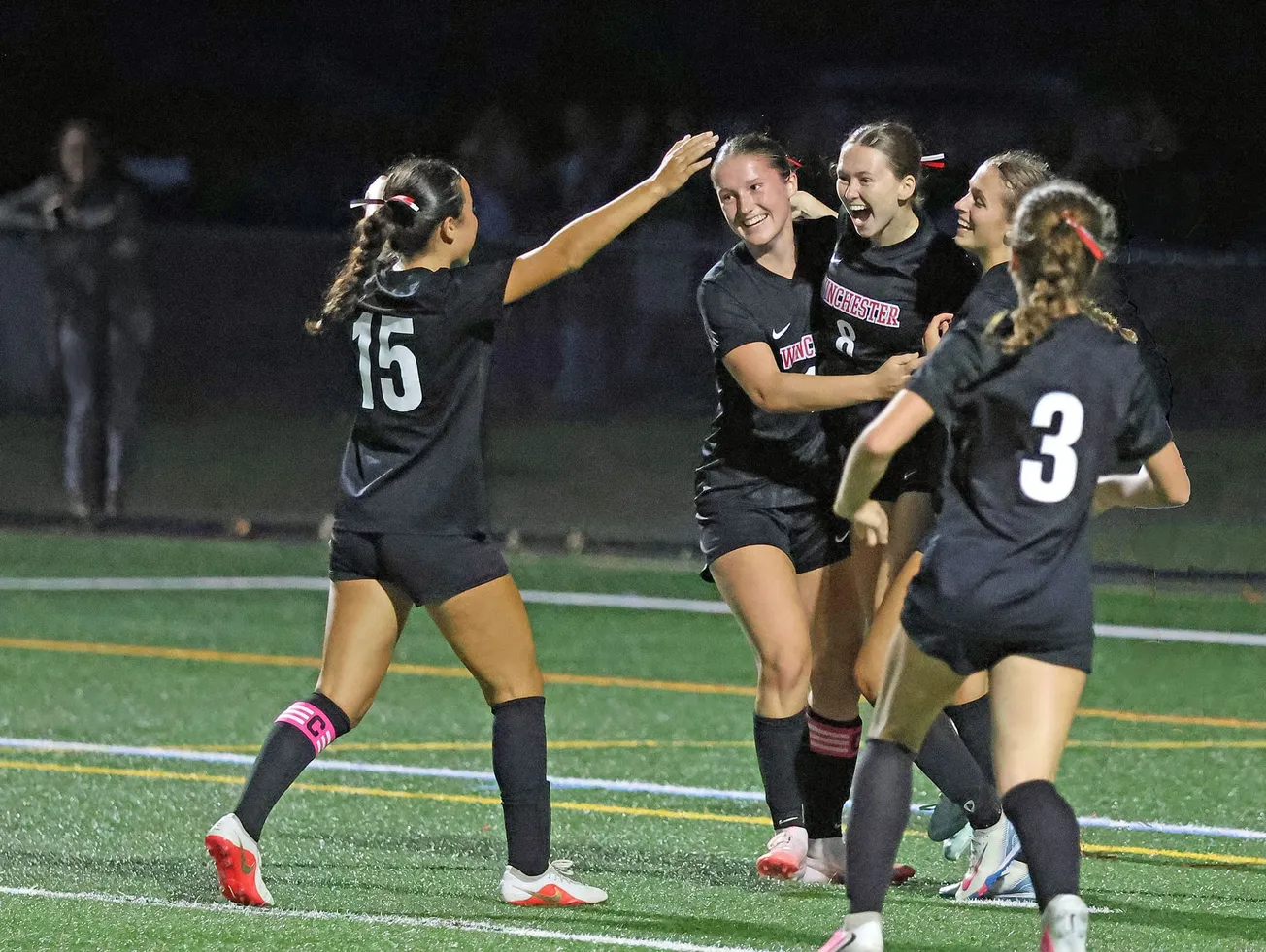 After winning fifth straight league title,Winchester girls soccer again earns national recognition for excellence on and off the pitch