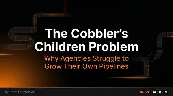 The Cobbler's Children Problem: Why Agencies Struggle to Grow Their Own Pipelines