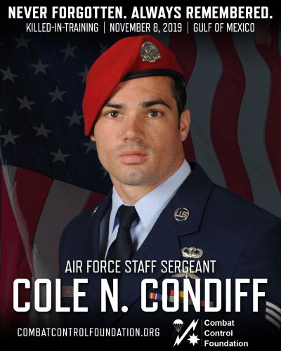 Combat Control Foundation: Remembering                               Staff Sergeant Cole N. Condiff