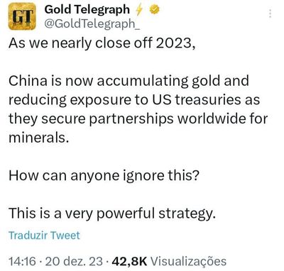 #GustavoPhilippsenFuhr, Market Intelligence: Gold