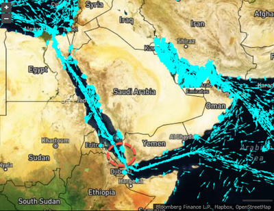 #ZeroHedge: Developing: Pentagon Confirms US Warship, Commercial Ships Under Attack In Red Sea: Strait Of Hormuz: World's Most Important Oil Passageway: 20% Of World's Oil Under Continued and Increasing Risk...Trade And Hedge Accordingly...