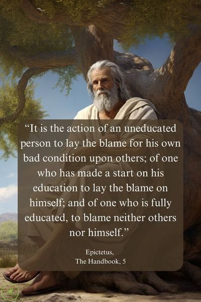 Stoic Study: Epictetus: Where Do Those You Know Fit Into This Framework? Where Do You??