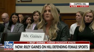 #RandyDeSoto Of The #WesternJournal Via  #RevolverNews: Watch: Former Collegiate Swimmer Riley Gaines Enrages Dem Congresswoman With Rebuttal To 'Bigotry' Allegation, Sending 'Title IX' Hearing Into Chaos