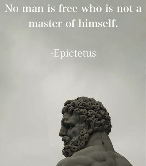 The Stoics Taught That It Is Most Important To Master Ourselves First, And Foremost...