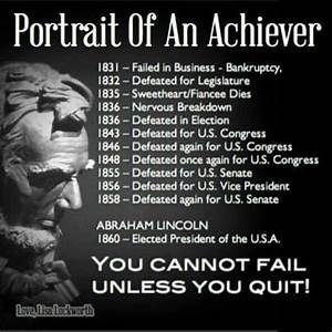 "Never, Never, Never Give Up"- Winston Churchill