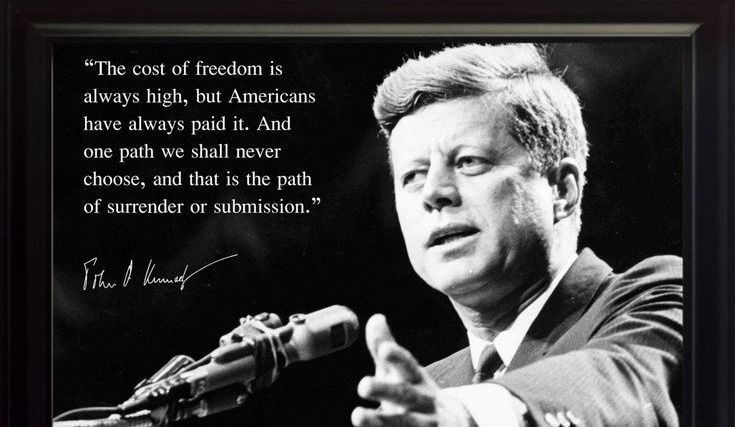 Need Some Inspiration This Morning?? JFK Comes Through...
