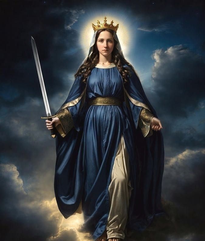 Our Lady Stands In Between Satin And Her Faithful, Ready For Battle On Our Behalf!
