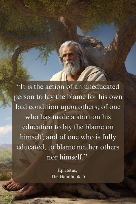 Stoic Study: Epictetus: Where Do Those You Know Fit Into This Framework? Where Do You??