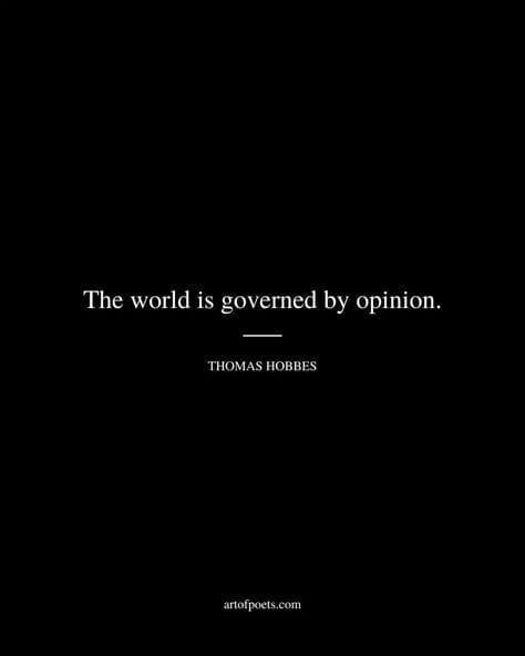 Thomas Hobbes: A Founding Father 'Influencer': Persuade Others Of Yours...